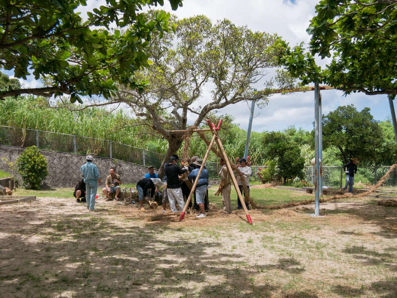 浜田区綱作り2016