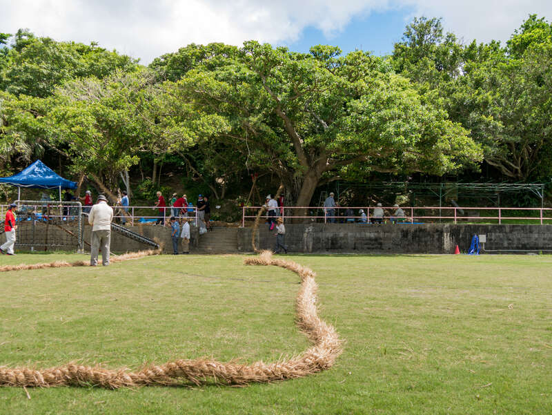 森下区綱作り2016