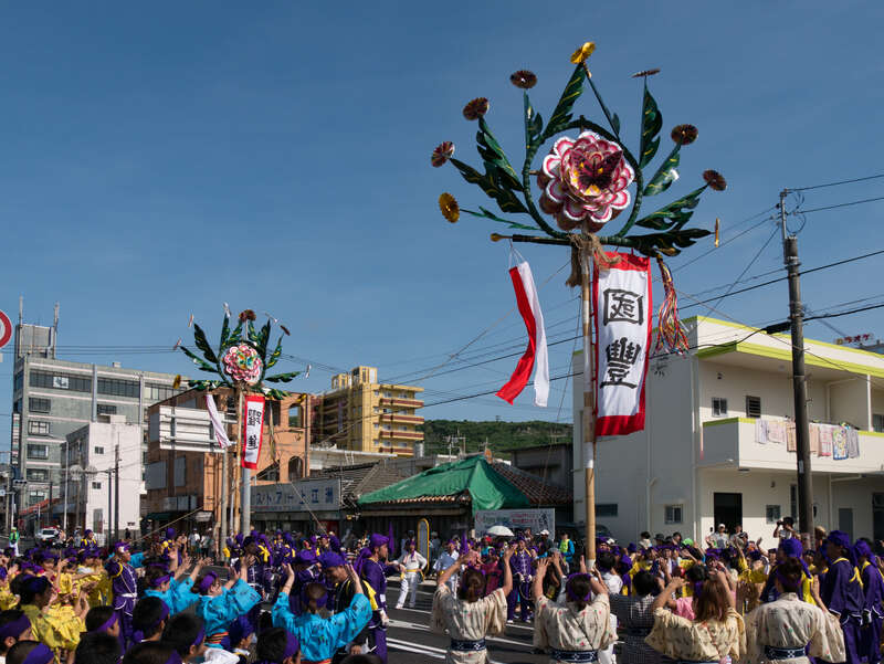 与那原大綱曳2016 当日