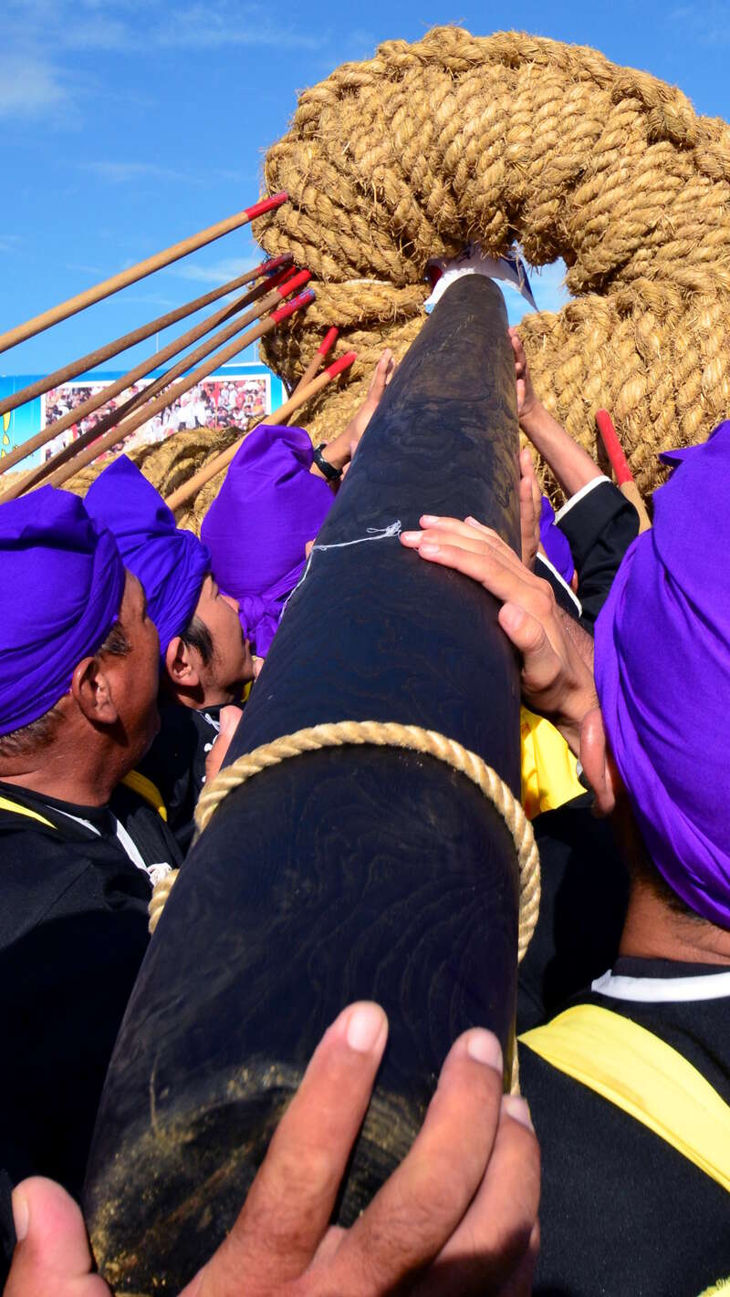 与那原大綱曳　カナチ棒