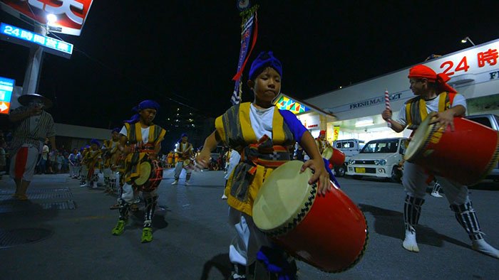 板良敷エイサーの衣装