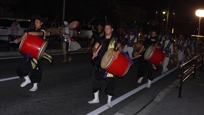 当添エイサーの演舞